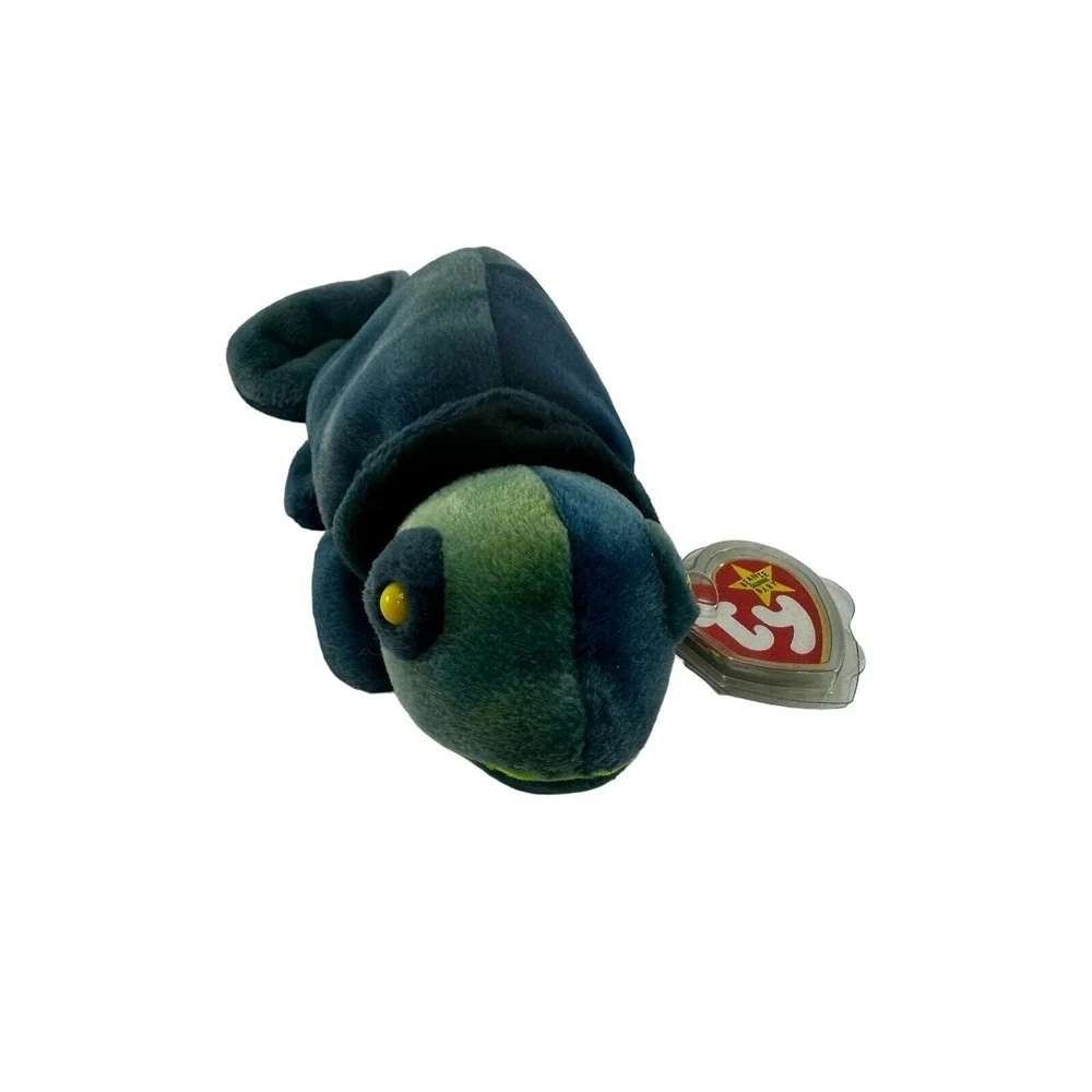 Ty Beanie Baby Rainbow Chameleon 1997 Original Tag‎ Excellent Condition